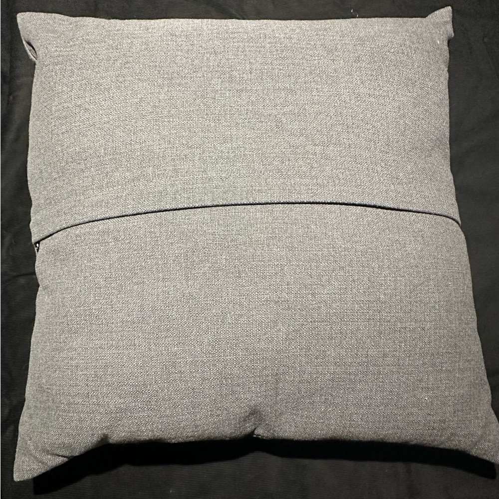 Gray Throw Pillow